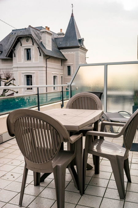 hôtel Crystal, accès plage direct, vue mer à Dinard