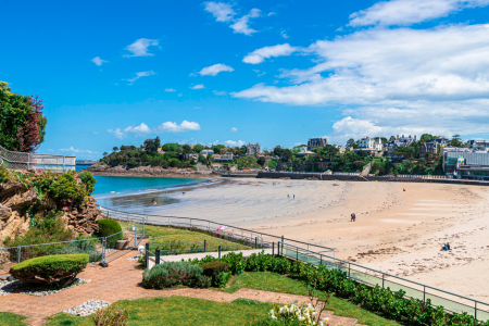 hôtel Crystal, accès plage direct, vue mer à Dinard